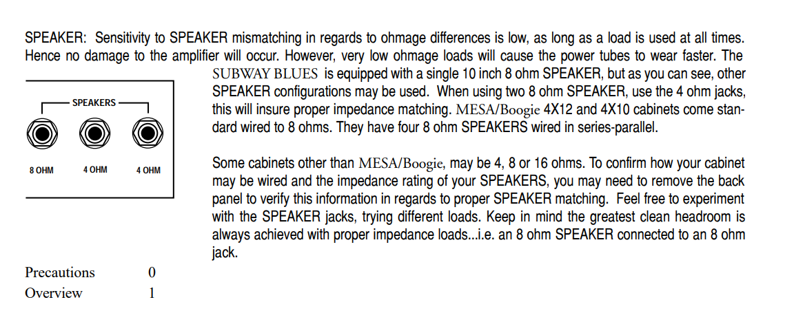 Impedance fashion 8 ohm speakers